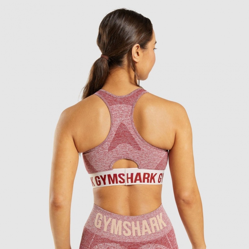 Sujetador Deportivo Gymshark Flex Burdeos | 42ADNGUEK