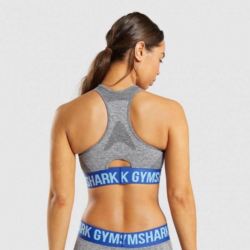 Sujetador Deportivo Gymshark Flex Gris | 92PJRFVWQ