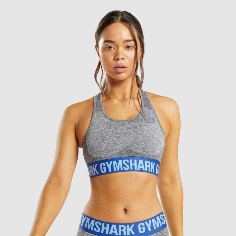 Sujetador Deportivo Gymshark Flex Gris | 92PJRFVWQ