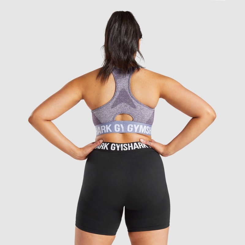 Sujetador Deportivo Gymshark Flex Moradas | 09OLXEMGR