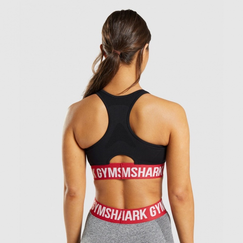 Sujetador Deportivo Gymshark Flex Negras | 61HSMXRPL
