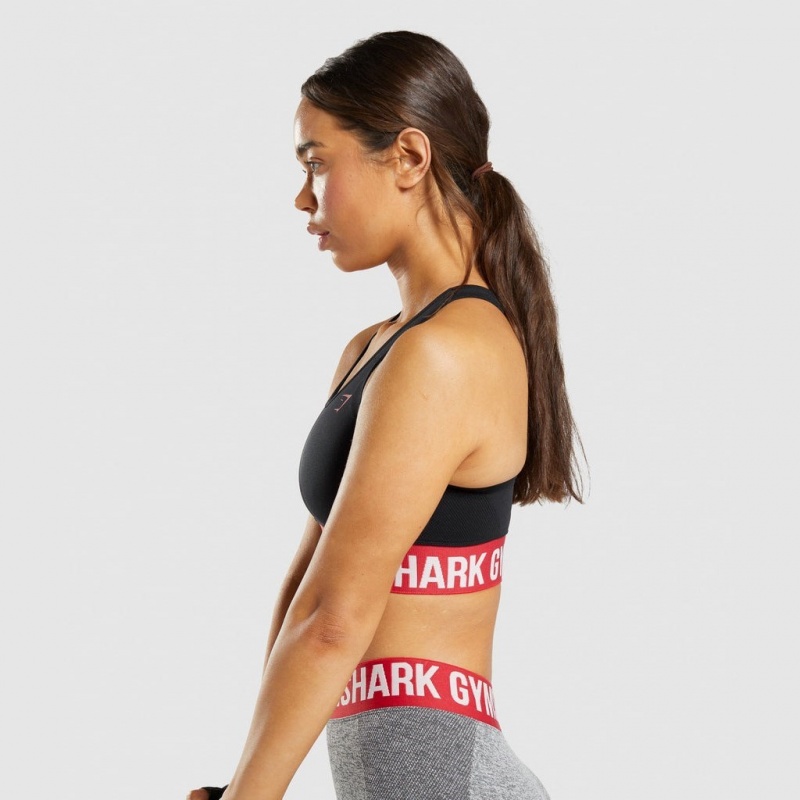 Sujetador Deportivo Gymshark Flex Negras | 61HSMXRPL