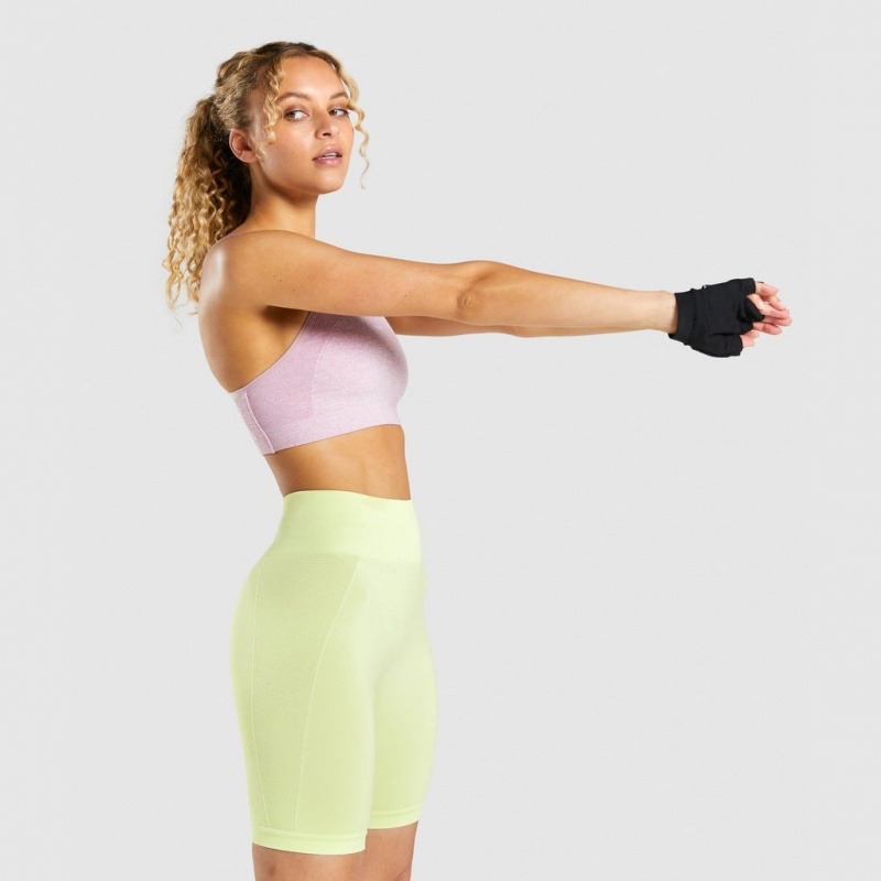 Sujetador Deportivo Gymshark Flex Tiras Moradas Claro | 17FJDLWVS