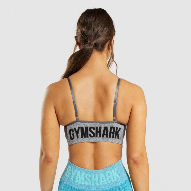 Sujetador Deportivo Gymshark Flex Tiras Gris | 42LYZPXHU