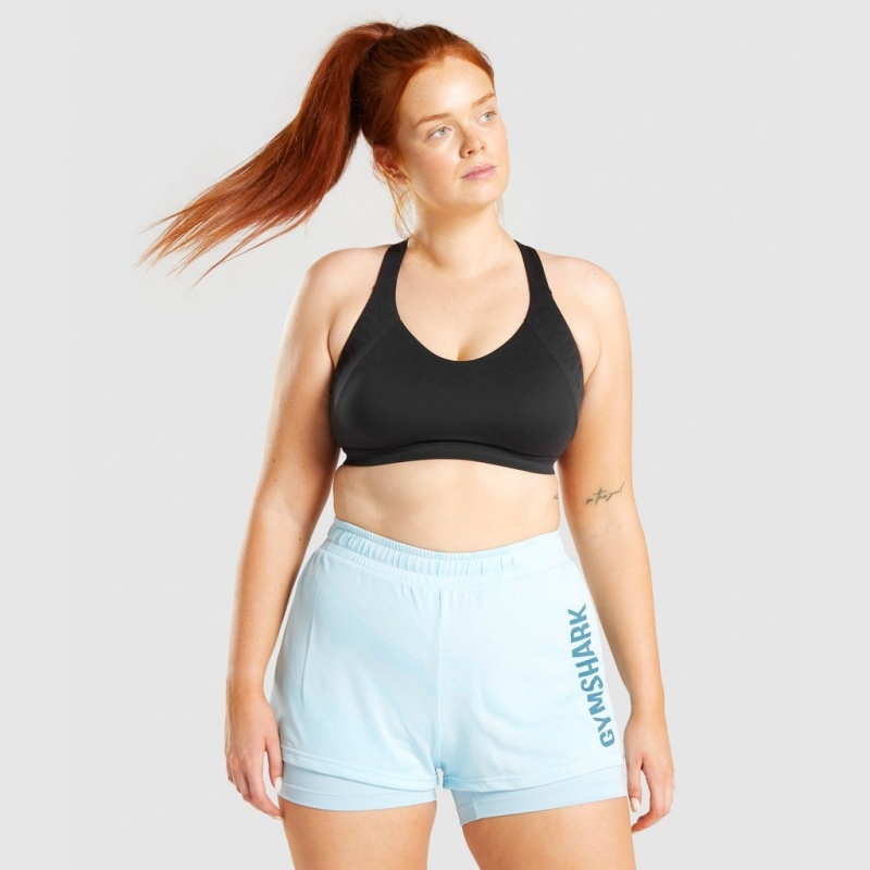 Sujetador Deportivo Gymshark GS Power Negras | 41KQTPGUN
