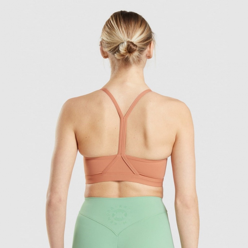 Sujetador Deportivo Gymshark KK Fit Naranjas | 57CNHGFAM