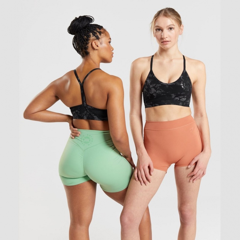 Sujetador Deportivo Gymshark KK Fit Negras Camuflaje | 03JBGZKHM