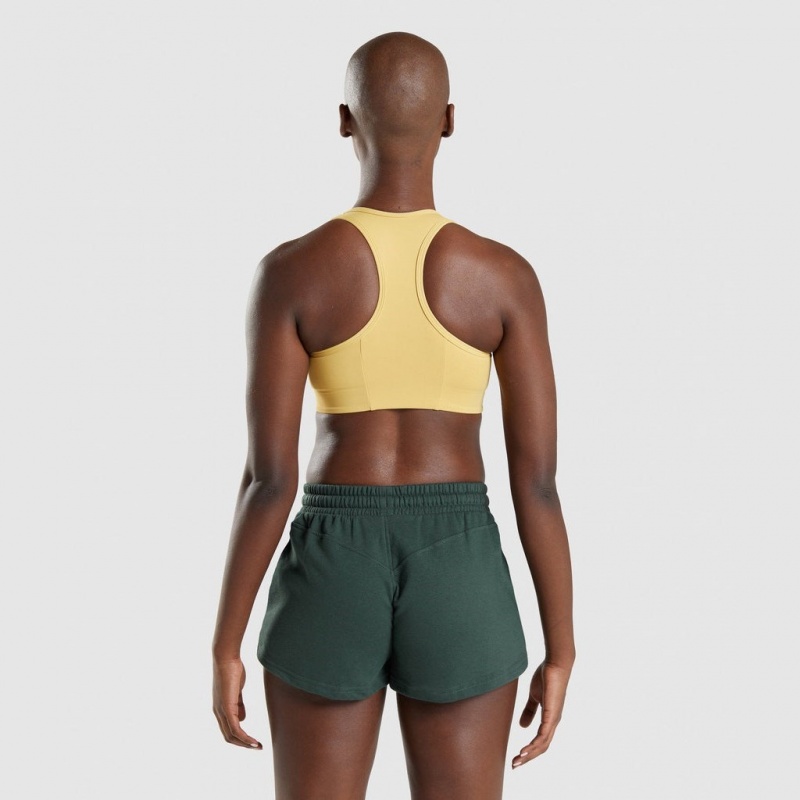 Sujetador Deportivo Gymshark Legacy Estampadas Amarillo | 32BXGIFPR