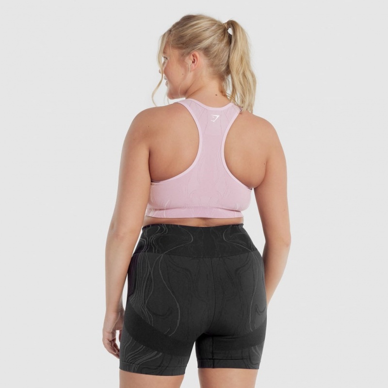 Sujetador Deportivo Gymshark Mercury Seamless Moradas Claro | 39QVXDYST