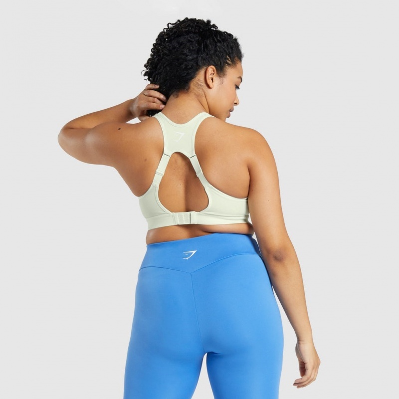 Sujetador Deportivo Gymshark Open Back Entrenamiento Verde Claro | 78OHXBNEW