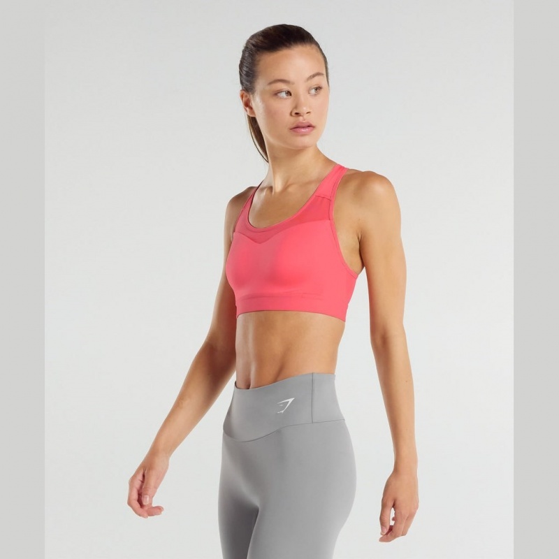 Sujetador Deportivo Gymshark Open Back Entrenamiento Rosas | 29GQWEUCS