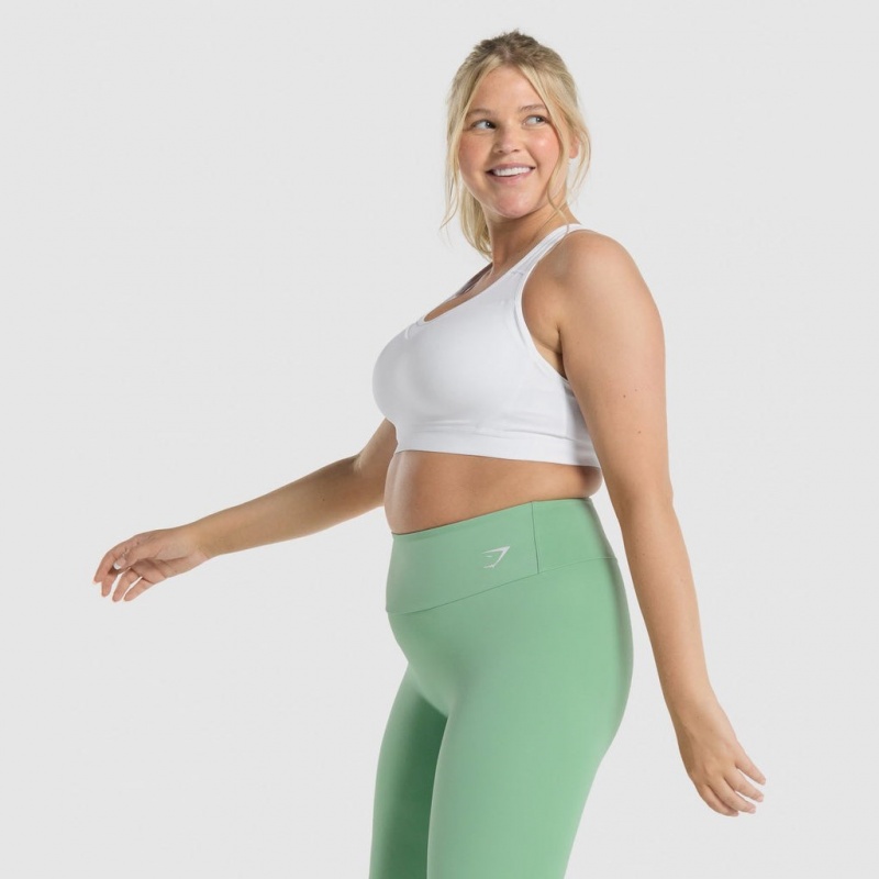 Sujetador Deportivo Gymshark Open Back Entrenamiento Blancas | 73AWMZRIJ