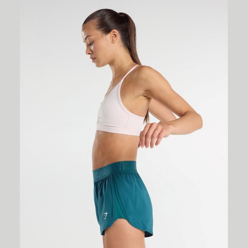 Sujetador Deportivo Gymshark Ruched Entrenamiento Creme | 08ASCEWOQ