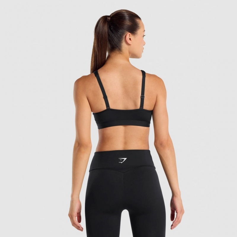 Sujetador Deportivo Gymshark Scoop Neck Entrenamiento Negras | 03LWEQKPU