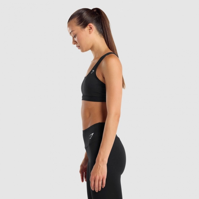 Sujetador Deportivo Gymshark Scoop Neck Entrenamiento Negras | 03LWEQKPU