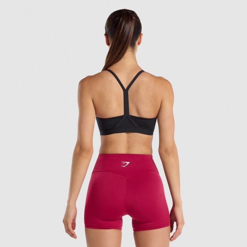 Sujetador Deportivo Gymshark V Neck Entrenamiento Negras | 68IHFWNME