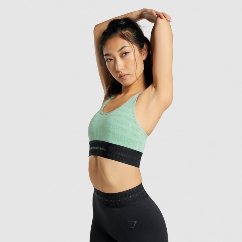 Sujetador Deportivo Gymshark Vision Verde | 59EXGWIUD