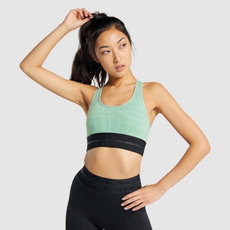 Sujetador Deportivo Gymshark Vision Verde | 59EXGWIUD