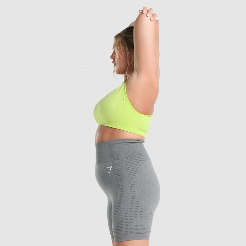 Sujetador Deportivo Gymshark Vital Seamless 2.0 Amarillo | 80ODCGUBK