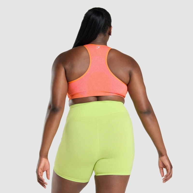 Sujetador Deportivo Gymshark Vital Seamless 2.0 Naranjas | 49TSQAGYL