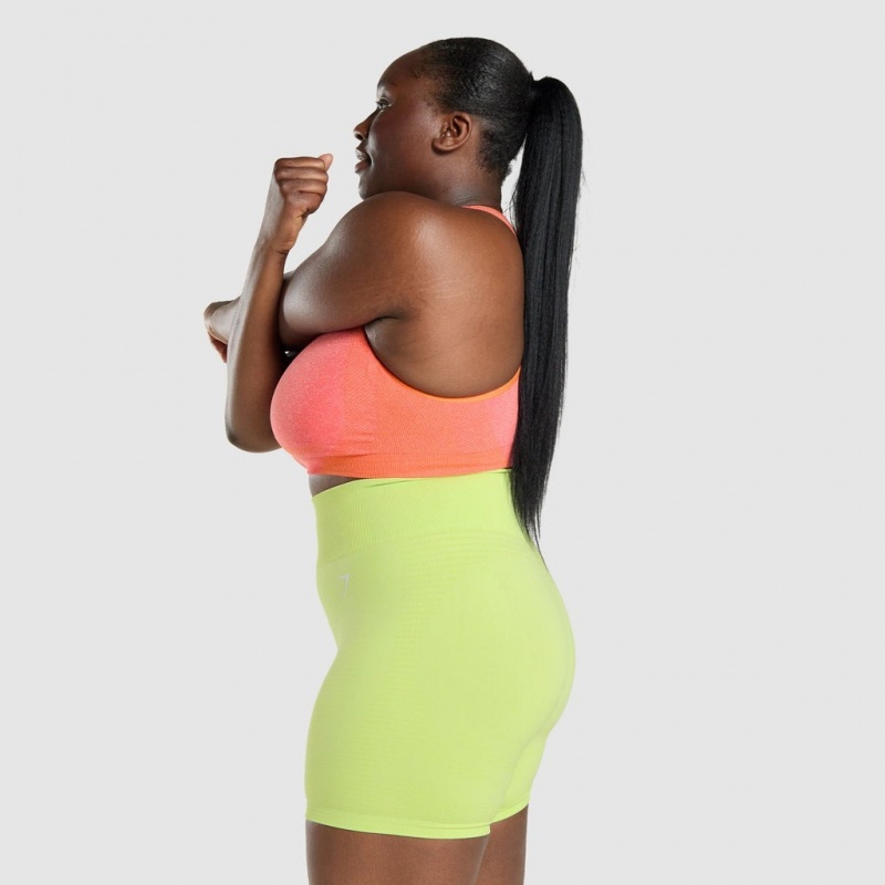 Sujetador Deportivo Gymshark Vital Seamless 2.0 Naranjas | 49TSQAGYL