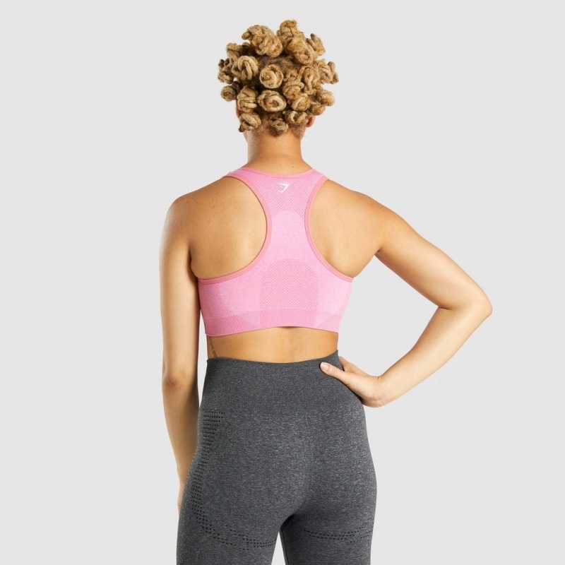 Sujetador Deportivo Gymshark Vital Seamless 2.0 Rosas | 75TSVNYDR