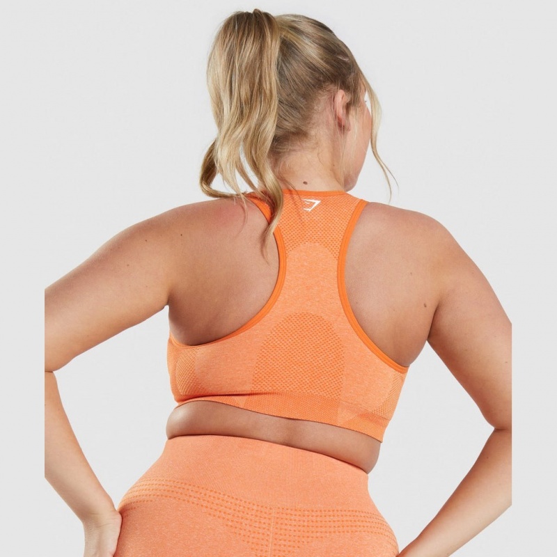 Sujetador Deportivo Gymshark Vital Seamless 2.0 Albaricoque Naranjas | 32JQFANTX