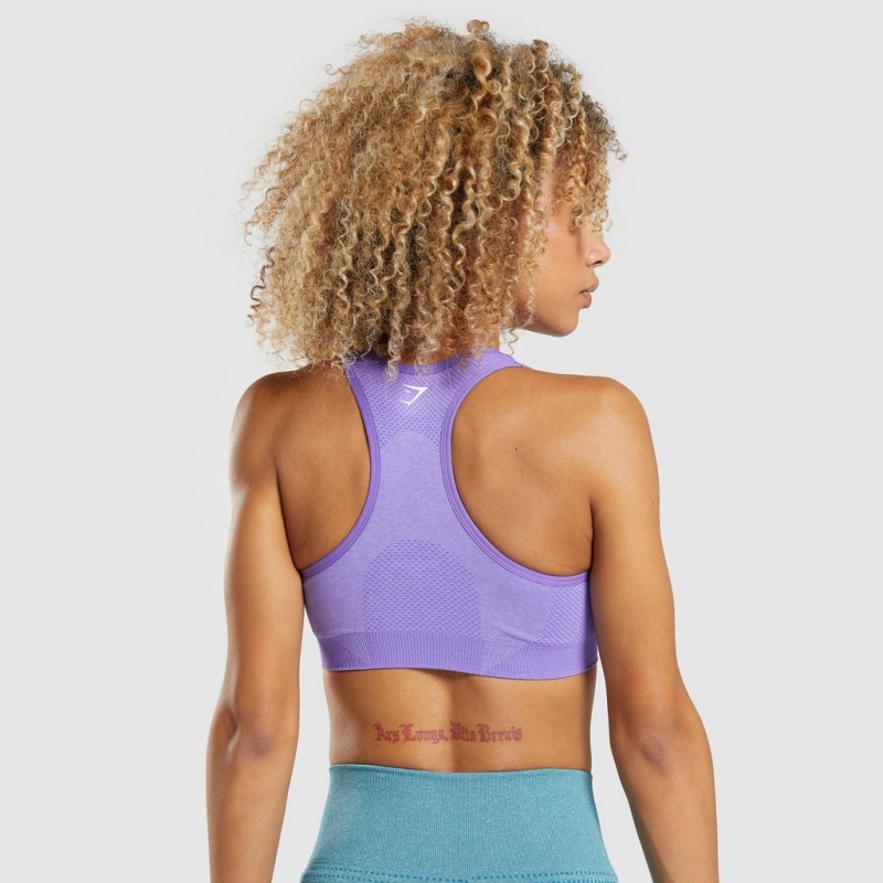 Sujetador Deportivo Gymshark Vital Seamless 2.0 Moradas | 20JZUCIHF